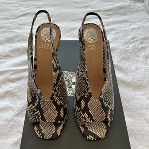 Vince Camuto Snake Skin Heel